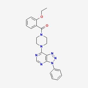 (2-ethoxyphenyl)(4-(3-phenyl-3H-[1,2,3]triazolo[4,5-d]pyrimidin-7-yl)piperazin-1-yl)methanone