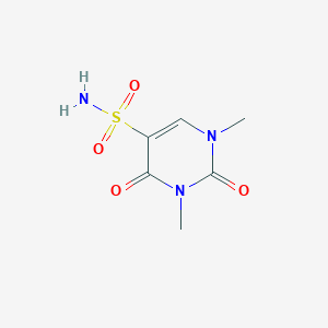 molecular formula C6H9N3O4S B2758875 1,3-Dimethyl-2,4-dioxo-1,2,3,4-tetrahydropyrimidine-5-sulfonamide CAS No. 923682-24-0
