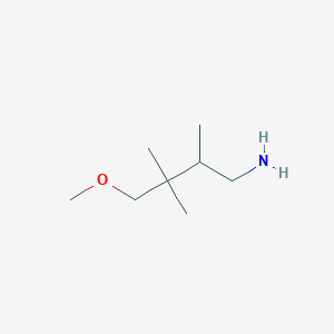 4-Methoxy-2,3,3-trimethylbutan-1-amine