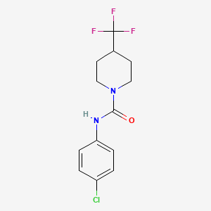 N-(4-chlorophenyl)-4-(trifluoromethyl)piperidine-1-carboxamide