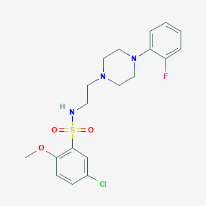 5-chloro-N-(2-(4-(2-fluorophenyl)piperazin-1-yl)ethyl)-2-methoxybenzenesulfonamide