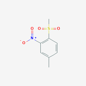 molecular formula C8H9NO4S B2758923 1-Methanesulfonyl-4-methyl-2-nitrobenzene CAS No. 341029-57-0