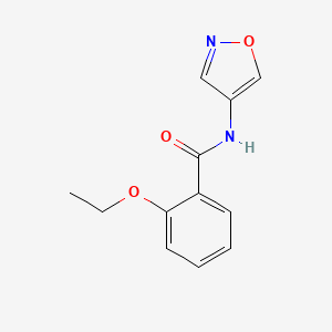 molecular formula C12H12N2O3 B2758926 2-ethoxy-N-(isoxazol-4-yl)benzamide CAS No. 1396677-54-5