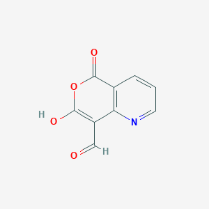 7-hydroxy-5-oxo-5H-pyrano[4,3-b]pyridine-8-carbaldehyde