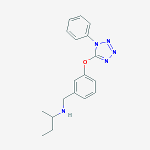 N-{3-[(1-phenyl-1H-tetrazol-5-yl)oxy]benzyl}butan-2-amine