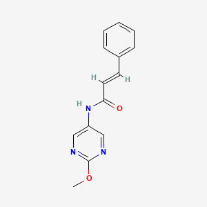molecular formula C14H13N3O2 B2758939 N-(2-methoxypyrimidin-5-yl)cinnamamide CAS No. 1396892-39-9