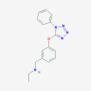 molecular formula C16H17N5O B275896 N-{3-[(1-phenyl-1H-tetrazol-5-yl)oxy]benzyl}ethanamine 