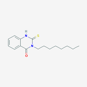 3-Octyl-2-sulfanyl-3,4-dihydroquinazolin-4-one