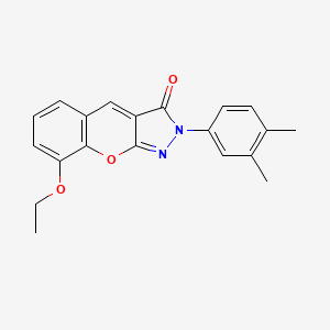 2-(3,4-dimethylphenyl)-8-ethoxychromeno[2,3-c]pyrazol-3(2H)-one