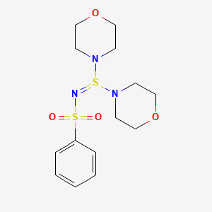 N-(Dimorpholin-4-yl-lambda4-sulfanylidene)benzenesulfonamide