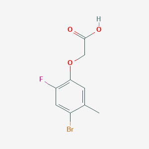 (4-Bromo-2-fluoro-5-methylphenoxy)acetic acid