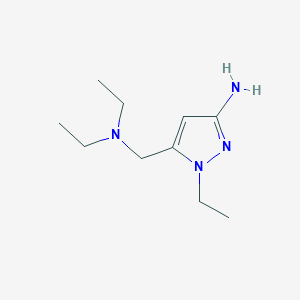 5-[(diethylamino)methyl]-1-ethyl-1H-pyrazol-3-amine
