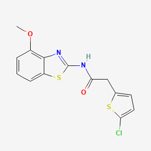 2-(5-chlorothiophen-2-yl)-N-(4-methoxybenzo[d]thiazol-2-yl)acetamide