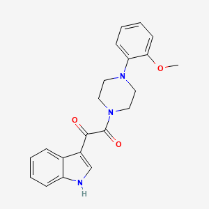 1-(1H-indol-3-yl)-2-[4-(2-methoxyphenyl)piperazin-1-yl]ethane-1,2-dione