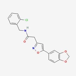 molecular formula C19H15ClN2O4 B2759088 N1-(2-氰基苯基)-N2-(3-(噻吩-2-基)-2-羟基-2-甲基丙基)草酰胺 CAS No. 1105205-95-5