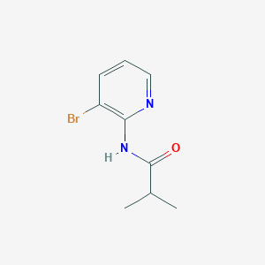 molecular formula C9H11BrN2O B2759098 N-(3-bromopyridin-2-yl)-2-methylpropanamide CAS No. 620939-71-1
