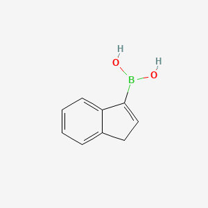 molecular formula C9H9BO2 B2759103 (1H-inden-3-yl)boronic acid CAS No. 1356166-66-9