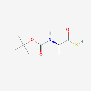 molecular formula C8H15NO3S B2759111 (R)-2-(tert-Butoxycarbonylamino)propanethioic acid CAS No. 1219452-97-7