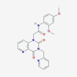 N-(2,4-dimethoxyphenyl)-2-(2,4-dioxo-3-(pyridin-2-ylmethyl)-3,4-dihydropyrido[3,2-d]pyrimidin-1(2H)-yl)acetamide