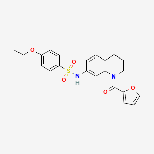 4-ethoxy-N-(1-(furan-2-carbonyl)-1,2,3,4-tetrahydroquinolin-7-yl)benzenesulfonamide