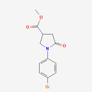 Methyl 1-(4-bromophenyl)-5-oxopyrrolidine-3-carboxylate