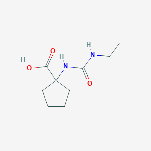 1-[(Ethylcarbamoyl)amino]cyclopentane-1-carboxylic acid