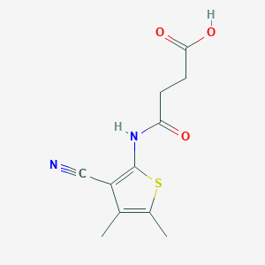 4-[(3-Cyano-4,5-dimethylthien-2-yl)amino]-4-oxobutanoic acid