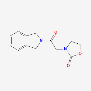 3-(2-(Isoindolin-2-yl)-2-oxoethyl)oxazolidin-2-one