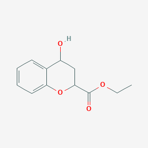 molecular formula C12H14O4 B2759194 Ethyl 4-hydroxychroman-2-carboxylate CAS No. 124524-76-1