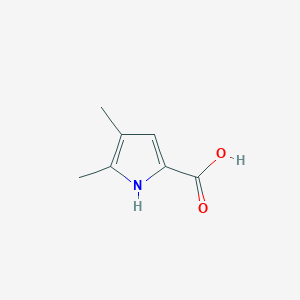 molecular formula C7H9NO2 B2759207 4,5-二甲基-1H-吡咯-2-羧酸 CAS No. 4868-31-9