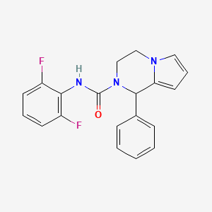 N-(2,6-difluorophenyl)-1-phenyl-3,4-dihydropyrrolo[1,2-a]pyrazine-2(1H)-carboxamide