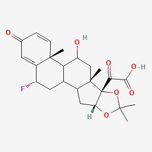 molecular formula C24H29FO7 B2759257 Flunisolide-21-Carboxylic Acid CAS No. 1432475-16-5