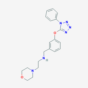 molecular formula C20H24N6O2 B275927 (2-morpholin-4-ylethyl){3-[(1-phenyl-1H-tetrazol-5-yl)oxy]benzyl}amine 