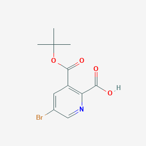 5-Bromo-3-(tert-butoxycarbonyl)picolinic acid
