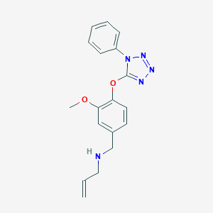 N-{3-methoxy-4-[(1-phenyl-1H-tetrazol-5-yl)oxy]benzyl}prop-2-en-1-amine