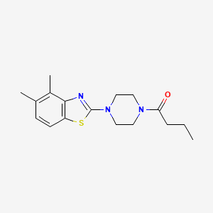 1-(4-(4,5-Dimethylbenzo[d]thiazol-2-yl)piperazin-1-yl)butan-1-one