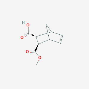 molecular formula C10H12O4 B2759312 (2R,3R)-3-(Methoxycarbonyl)bicyclo[2.2.1]hept-5-ene-2-carboxylic acid CAS No. 2365398-47-4