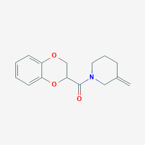 (2,3-Dihydrobenzo[b][1,4]dioxin-2-yl)(3-methylenepiperidin-1-yl)methanone