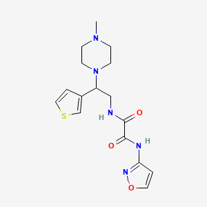 N1-(isoxazol-3-yl)-N2-(2-(4-methylpiperazin-1-yl)-2-(thiophen-3-yl)ethyl)oxalamide