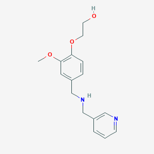 2-(2-Methoxy-4-{[(3-pyridinylmethyl)amino]methyl}phenoxy)ethanol