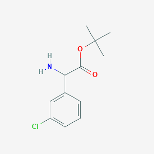Tert-butyl 2-amino-2-(3-chlorophenyl)acetate