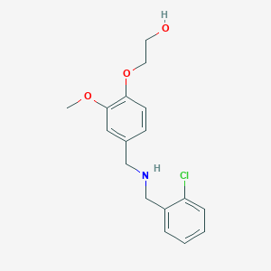 2-(4-{[(2-Chlorobenzyl)amino]methyl}-2-methoxyphenoxy)ethanol