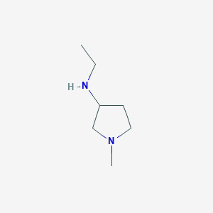 molecular formula C7H16N2 B2759351 N-ethyl-1-methylpyrrolidin-3-amine CAS No. 1096325-56-2