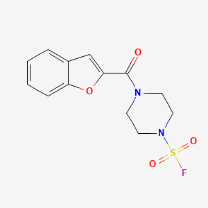 4-(1-Benzofuran-2-carbonyl)piperazine-1-sulfonyl fluoride