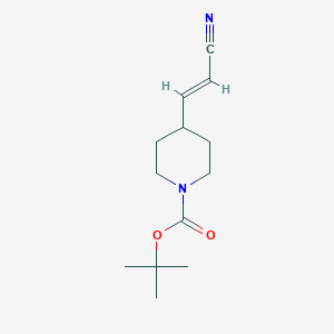 tert-butyl 4-[(E)-2-cyanovinyl]piperidine-1-carboxylate