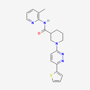 N-(3-methylpyridin-2-yl)-1-(6-(thiophen-2-yl)pyridazin-3-yl)piperidine-3-carboxamide