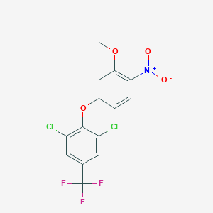 1,3-Dichloro-2-(3-ethoxy-4-nitrophenoxy)-5-(trifluoromethyl)benzene