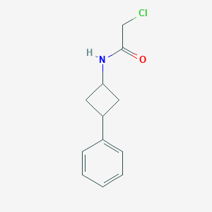 2-Chloro-N-(3-phenylcyclobutyl)acetamide