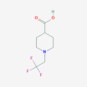 molecular formula C8H12F3NO2 B2759405 1-(2,2,2-三氟乙基)哌啶-4-羧酸 CAS No. 937602-76-1