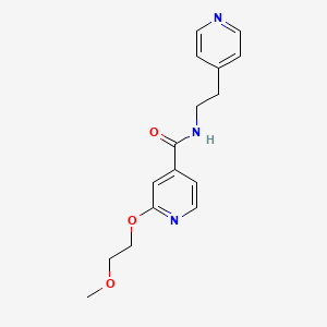 2-(2-methoxyethoxy)-N-(2-(pyridin-4-yl)ethyl)isonicotinamide